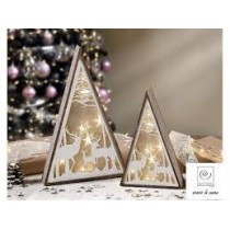 piramide luminosa Natale cm 50