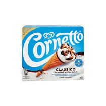 algida Cornetto Classico 5 x 75 g gelato