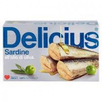 Delicius Sardine all\'olio di oliva 120 g