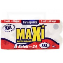 MAXI CARTA IGIENICA X8 XXL