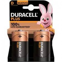 Duracell Plus D Batterie Torcia Alcaline confezione da 2 1.5V