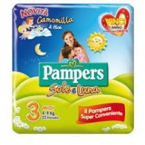 PAMPERS S & L 3 4-9 kg 20 Pannolini