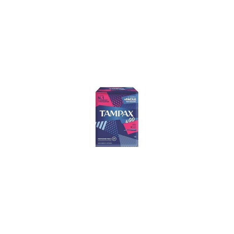 TAMPAX &GO MINI X18