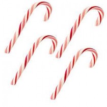 CARAMELLE CANDY CANES BIANCO AZZURRO