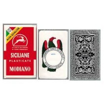 carte siciliane modiano da 150 rosso